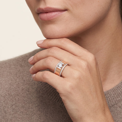 Bague en diamant ronde LG