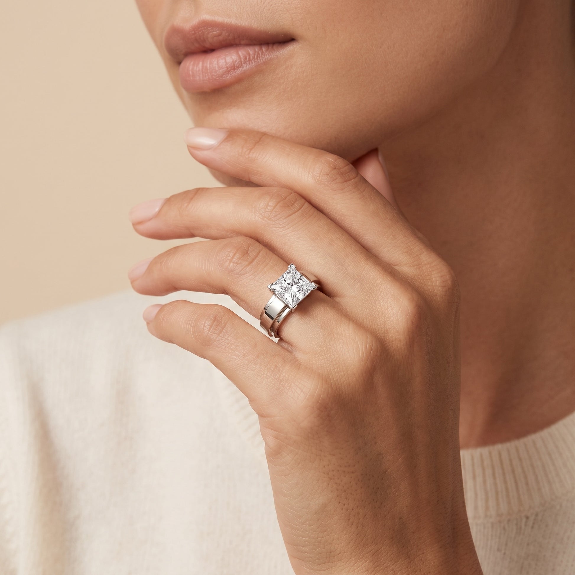 Princess LG Diamond Ring