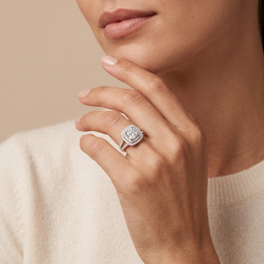 Cushion LG Diamond Ring