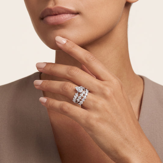 Heart LG Diamond Ring