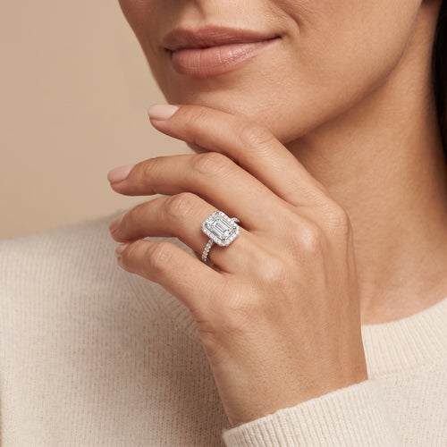 Bague Emeraude et Diamants LG