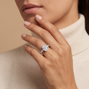 Ovale LG Diamanten Ring