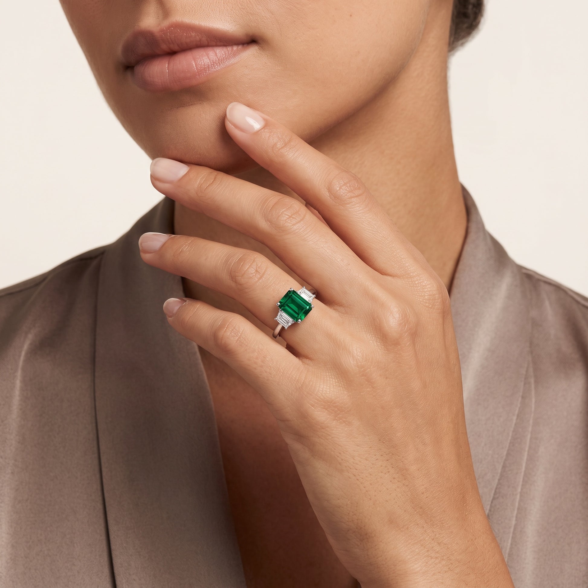 Octagon LG Diamond Ring
