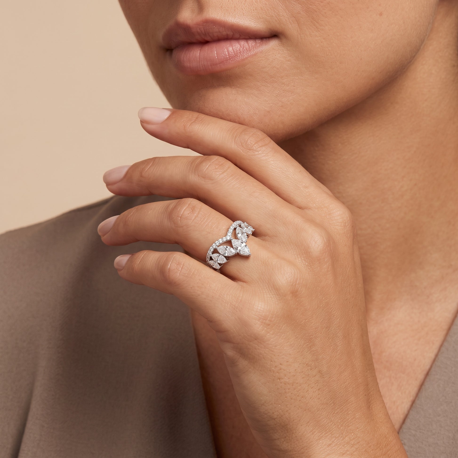 Marquise LG Diamond Ring