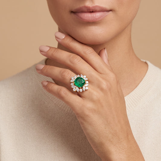 Cushion LG Diamond Ring