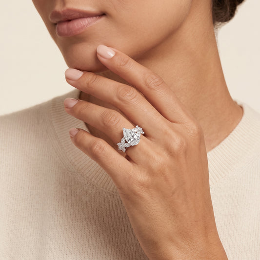 Pear LG Diamond Ring