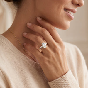 Oval LG Diamond Ring